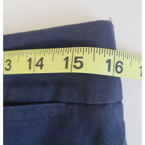 Gap Womens Navy Blue Chino Pants Size 8 Straight Leg Pockets Cotton - Picture 11 of 12